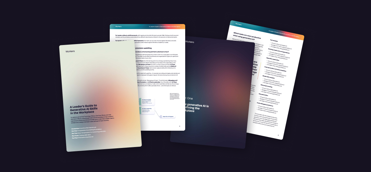 A Leader's Guide to Generative AI Skills in the Workplace